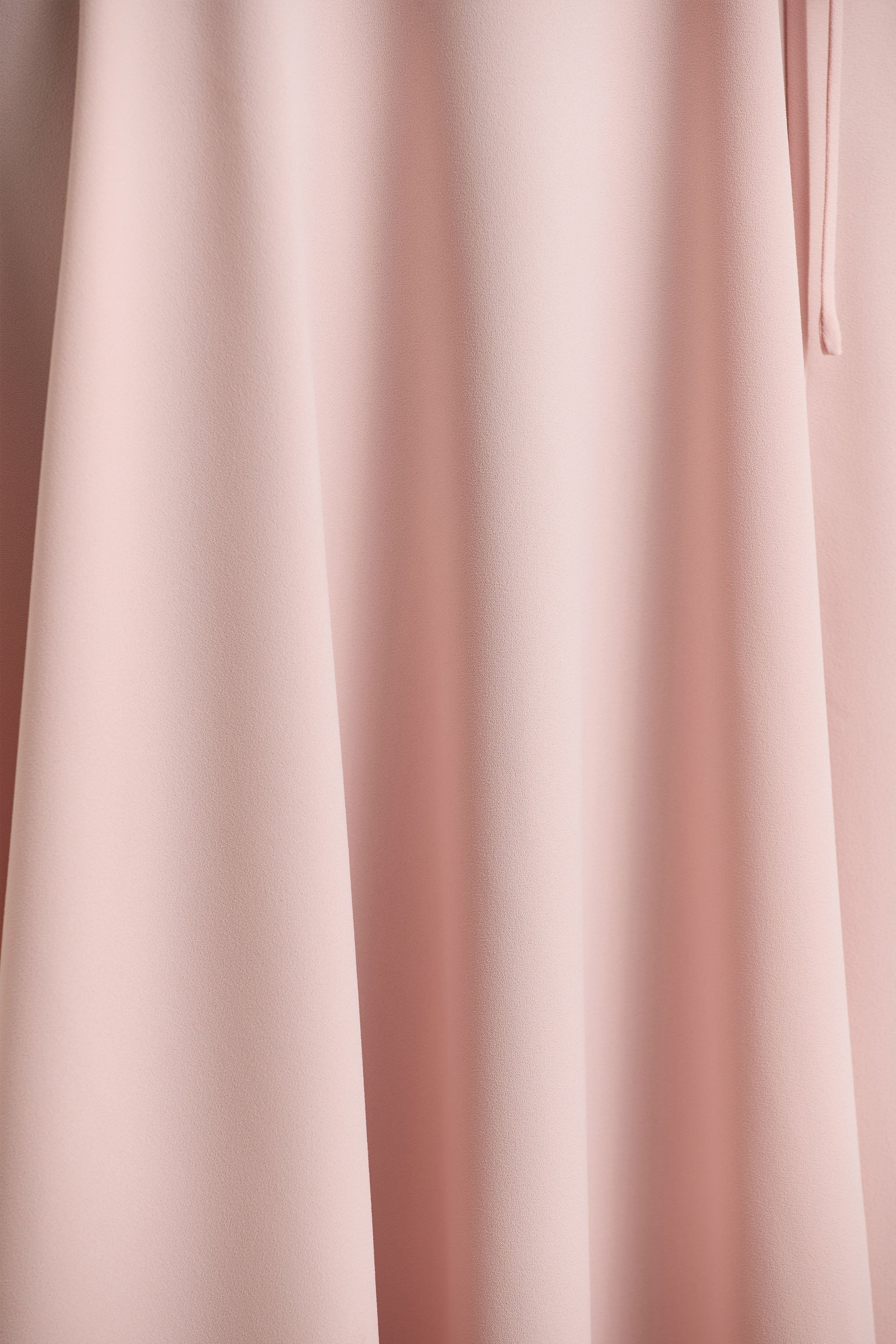 Julieta | Baby Pink Asymmetric-Neck Maxi Dress With Bow Detail And Open-Back