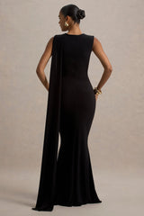 Mia | Black Maxi Dress With Sash